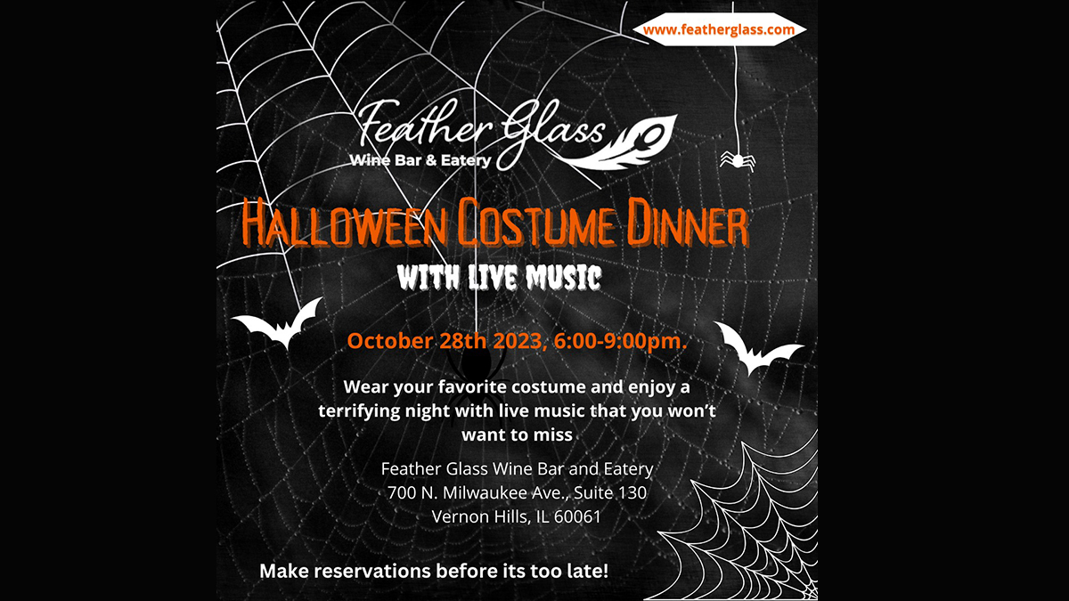Halloween Costume Dinner at Feather Glass Wine Bar and Eatery